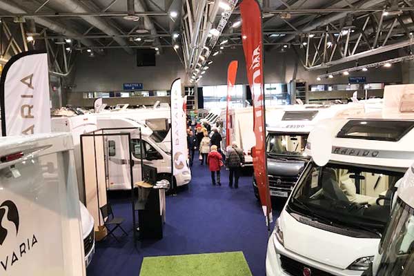 Exposition de camping-cars à Mulhouse